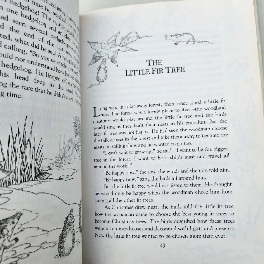 Vintage book Tick Tock Tales 5 Minute Stories Hardcover 1992 children's book Rhy